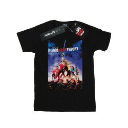 Li-cense The big bang theory katoenen t-shirt met poster van meisjesfiguur