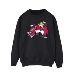 Li-cense Dc comics heren harley quinn rollerskates sweatshirt