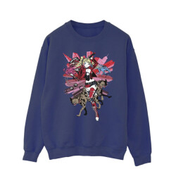 Li-cense Dc comics heren harley quinn hyenas sweatshirt