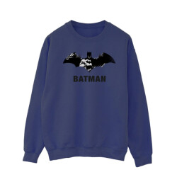 Li-cense Dc comics heren batman zwart staar logo sweatshirt
