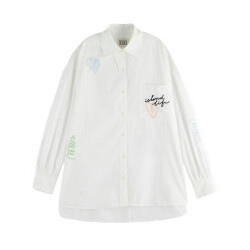 Scotch & Soda Blouse lange mouw u9b00627t