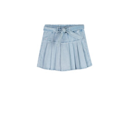 NoNo Zomer skort meisjes denim plooien sella