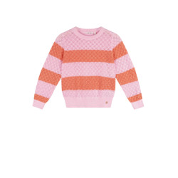 NoNo Zomer sweater meisjes bubblegum crochet gebreid kerala