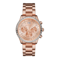 Michael Kors Rose stalen horloge met chronograaf 40mm