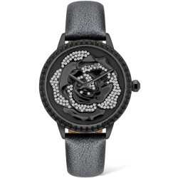 Police Leren horloge met stijlvol quartz mechanisme