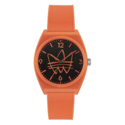 Adidas Siliconen horloge met zwart wijzerplaat 38mm