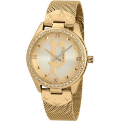 Police Rvs horloge met analoge wijzerplaat 36mm