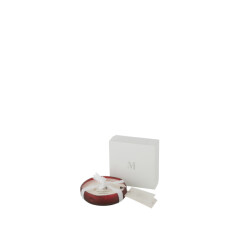 J-Line geurkaars m-chic glas small-15u 13x13x4cm