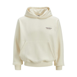 Jack & Jones Jorislington back sweat hood sn ecru