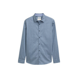 Tom Tailor Fitted printed stretch shirt dessin