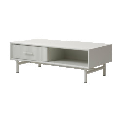 Olivine Arlo houten salontafel met lade /beige 120 x 60 cm