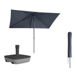 Kopu ® leon parasol rechthoek 150x250 cm met hoes en voet -