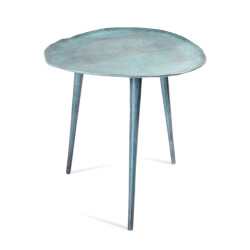 Benoa Sidetable blauw patina 46 (set of 2)