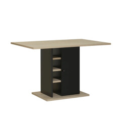 Gautier Oxford tafel met 4 opbergvakken / eiken look