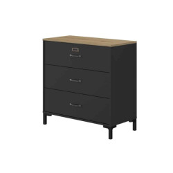 Gautier Manchester dressoir met 3 lades /eiken look