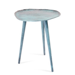 Benoa Sidetable blauw patina 34,5 (set of 2)