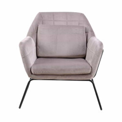 Aemely Fauteuil joy beige velours