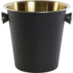 Casa di Elturo Luxe champagne/wijnkoeler – rvs – mat /goud – Ø24 cm x h22 cm