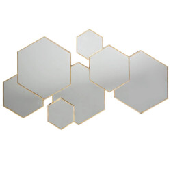 Casa di Elturo Wandspiegel hexagon -