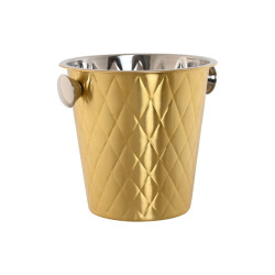 Casa di Elturo Luxe champagne/wijnkoeler – rvs – mat – Ø24 cm x h22 cm