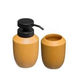 Casa di Elturo Badkamer set scandinavic zeeppompje & beker oker