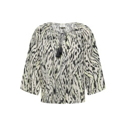 Jacqueline de Yong Sapna 3/4 tassel top
