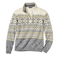 Atlas For Men Heren wintertrui met patroon