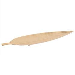 Casa di Elturo Metalen tray leaf - xl l55 cm