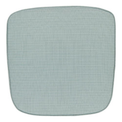 Unique Living wickerstoelkussen bliss outdoor aqua blue -46x47x4cm