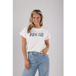 Nukus Nks04000 235 femke shirt adore offwhite/sky