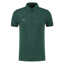 Morse code Alpha 1 jersey polo met korte mouwen