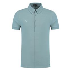 Morse code Alpha 1 pique polo met korte mouwen