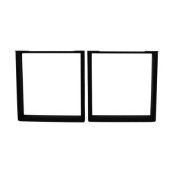 HSM Collection -tafelpoot model u s/2-70x8x72 (80x40 mm)--metaal