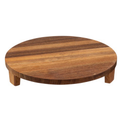 Casa di Elturo Serveerplank rond acacia – Ø30cm