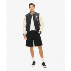 Superdry M7110427a jersey short 02a black heren short