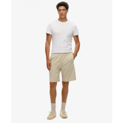 Superdry M7110427a jersey short 1lc lite stone beige heren short 