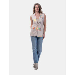 Mucho Gusto ® gilet zanè plantenpotjes patchwork