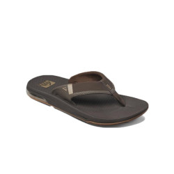 Reef Fanning low brown teenslippers