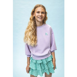 Looxs Revolution Super soft viscose sweater lila voor meisjes in de kleur