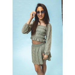 Looxs Revolution Skort olijf voor meisjes in de kleur