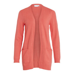 Vila Viril open ls knit cardigan noos koraal