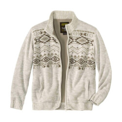 Atlas For Men Gebreide fleece gevoerde heren jas