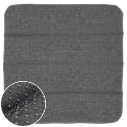 Unique Living chairpad elba 39x39cm antraciet