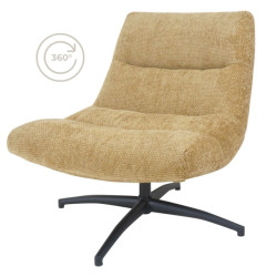 Home67 Fauteuil quinn musterd