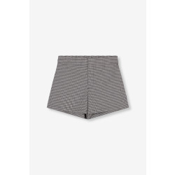 Alix The Label Woven boucle short dessin