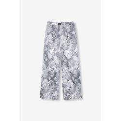 Alix The Label Woven animal wide leg pants dessin