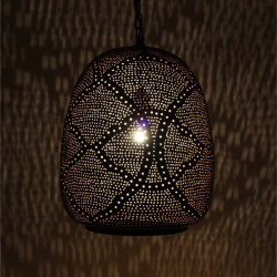 Safaary Arabische hanglamp basma goud Ø 30 x 40cm