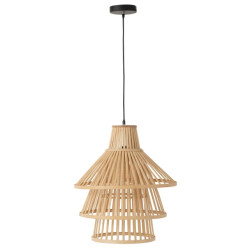 J-Line Hanglamp lagen bamboo naturel large