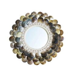 Bazar Bizar Schelp spiegel naturel m
