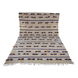 Safaary Marokkaanse handira bedsprei vintage 279 x 176cm